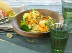 Groentespaghetti van het land